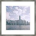 Hong Kong Skyline Framed Print