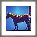 #horse #arizona #scottsdale Framed Print