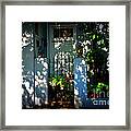 House Door 11 In Charleston Sc Framed Print