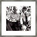 Hunter S. Thompson And George Mcgovern Framed Print