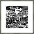 Hurricane Isaac Clouds Framed Print