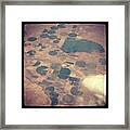 I See The Shapes I Remember From Maps Framed Print