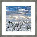 Ice On The Mountain Framed Print