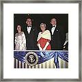 Inauguration Of Lyndon Johnson. Lady Framed Print