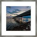 Indian Key Channel Framed Print