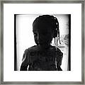 Innocent// This Is My One Year Old Framed Print