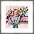 Iris Reflection Framed Print