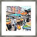 Italian Market Framed Print