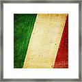 Italy Flag Framed Print