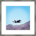 #jet #plane #airplane #fighter #airshow Framed Print