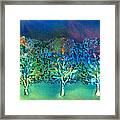 Jeweled Trees Framed Print