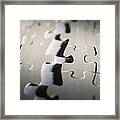 Jigsaw Puzzle Framed Print