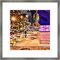 Job - New York City Street Cleaner Framed Print