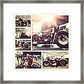 Jogja Classic Bike #classic #motorcycle Framed Print
