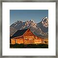 John And Bartha Moulton Barn Framed Print