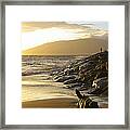 Kamaole Beach Magic Light Framed Print