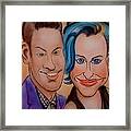 Katy And Gabbi Framed Print