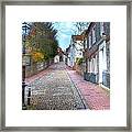 Keere Street In Lewes Framed Print