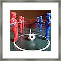 Kick Off Framed Print