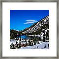 Lake In The Mountains Framed Print