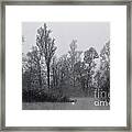 Lake With Trees Framed Print