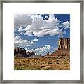 Landscape View Monument Valley Navajo Framed Print