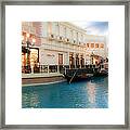 Las Vegas Gondola Framed Print