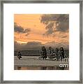 Late Spring Storm In Yellowstone Framed Print