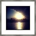 Late Summer Afternoon Storms☁☔ Framed Print