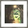 Light At The End Of The Trail Framed Print