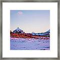 Lighthouse And St Mary's By The Sea Framed Print