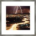 Lightning Storm Framed Print
