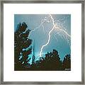Lightning Trees Framed Print