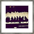 Lincoln Center Silhouettes. Framed Print