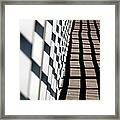 Lines And Shadows Framed Print