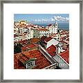 Lisbon Rooftops Framed Print