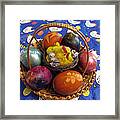 Lithuanian Easter Basket Framed Print
