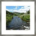 Little Blackfoot River Framed Print