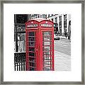 London Phone Box Framed Print