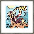 Lonely Pirate Framed Print