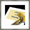 Lost And Found Framed Print