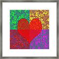 Love Heart 1 Framed Print