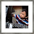 Machine #gun Is Not A #toy Framed Print