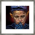Mad Men Series 1 Of 6 - President Obama The Dark Knight Framed Print