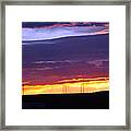 Magnetic Sky Framed Print