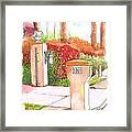 Mail Box In Palm Springs - California Framed Print