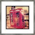 #manchester #london #uk #england Framed Print