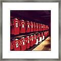 #manchesterunited #manunited #megastore Framed Print