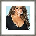 Mariah Carey At Arrivals For New York Framed Print