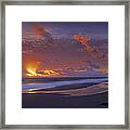 Mcarthur Beach At Sunrise Florida Framed Print